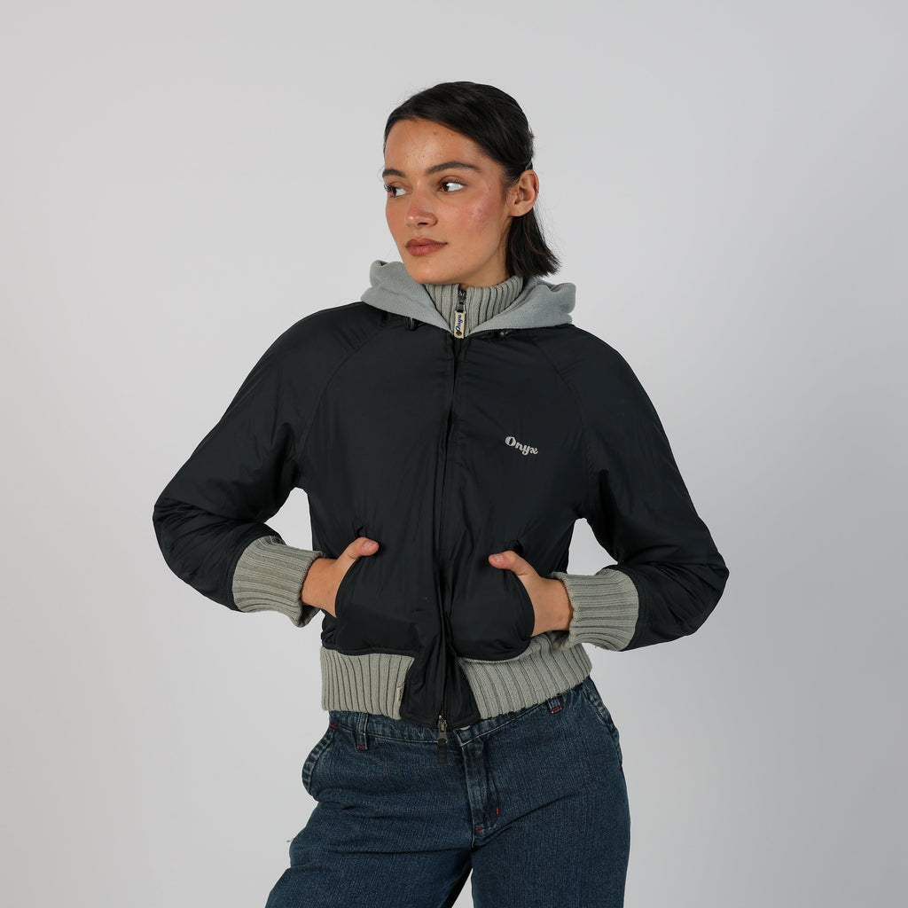 Black Y2K Onyx Track Jacket (S)