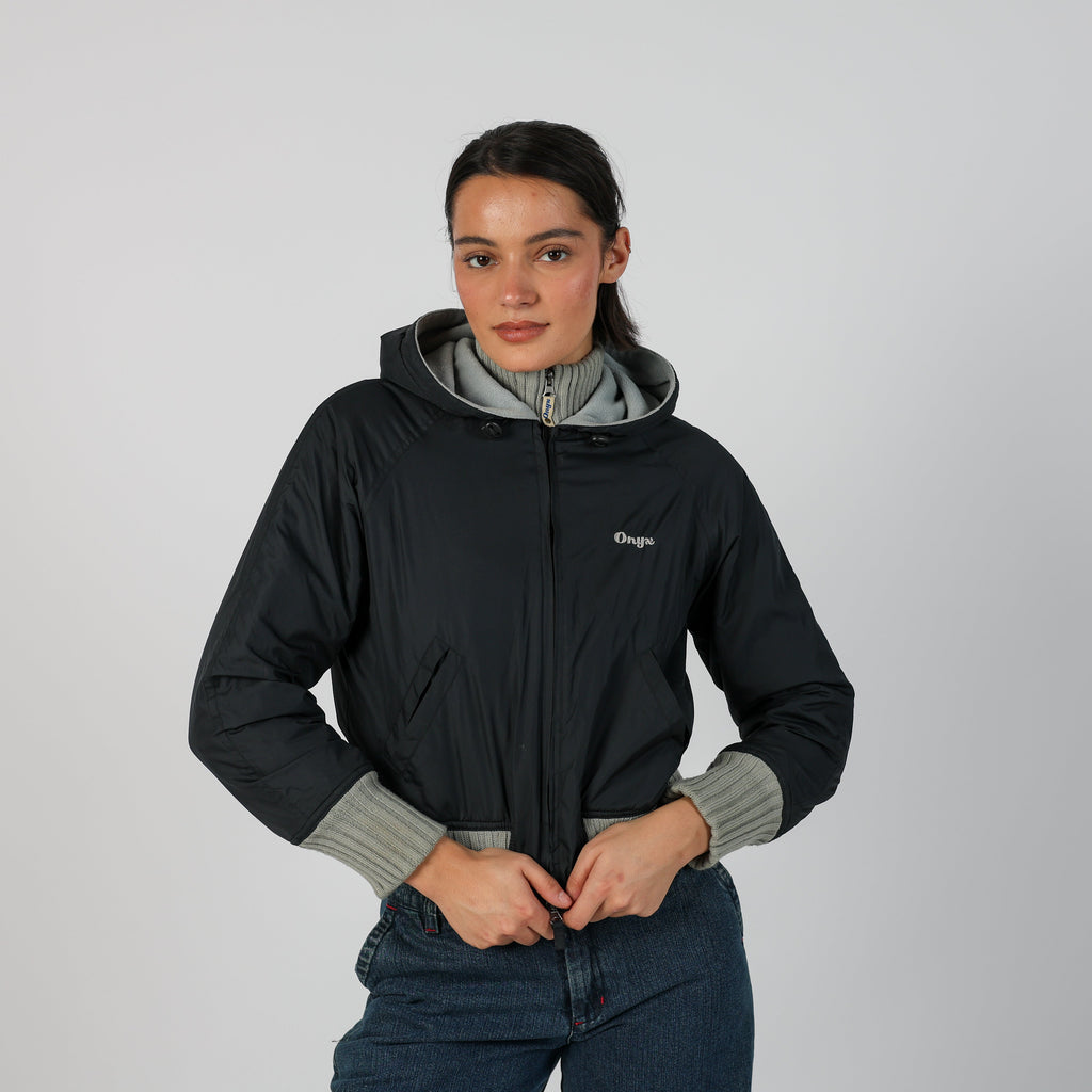 Black Y2K Onyx Track Jacket (S)