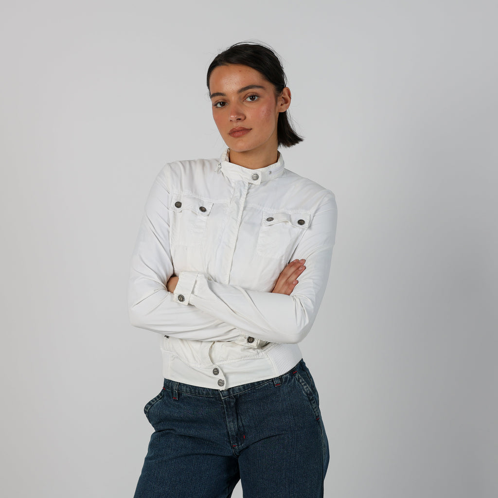 White Y2K PHARD Light jacket (S)