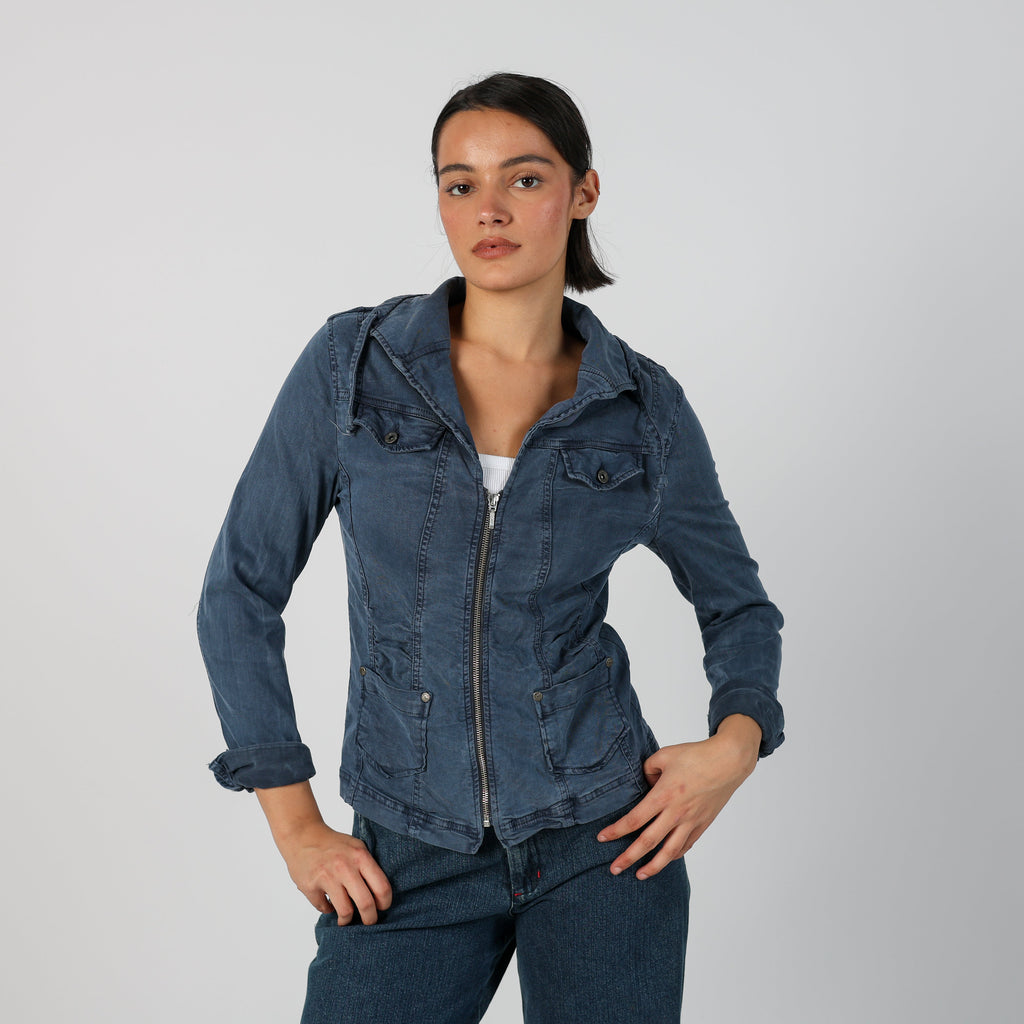 Blue Y2K Denim Jacket (S)