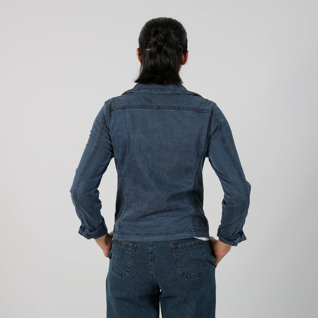 Blue Y2K Denim Jacket (S)