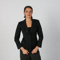 Black Y2K Sisley Blazer (S)