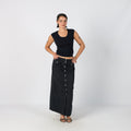 Black Y2K Kocca Denim Maxi Skirt (S)