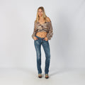 Blue Y2K GAS Skinny Jeans (S)