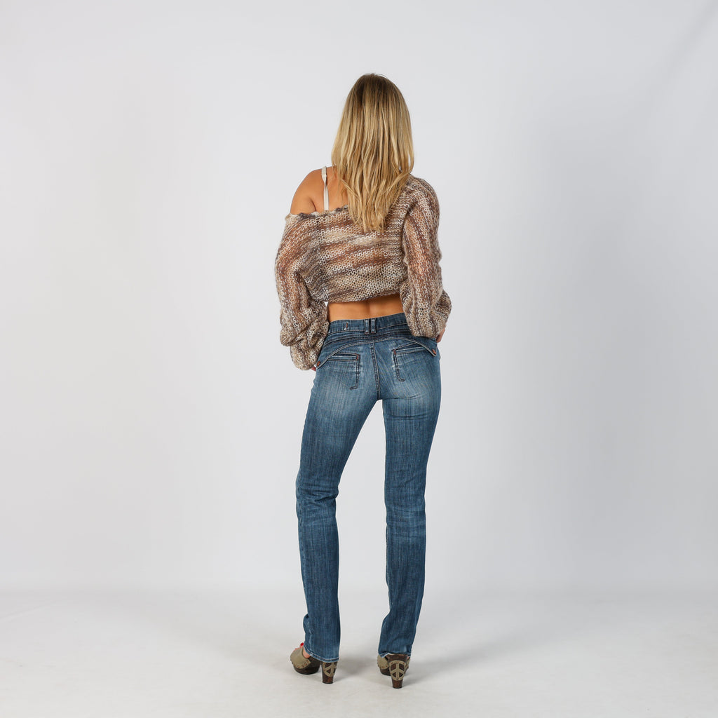 Blue Y2K GAS Skinny Jeans (S)