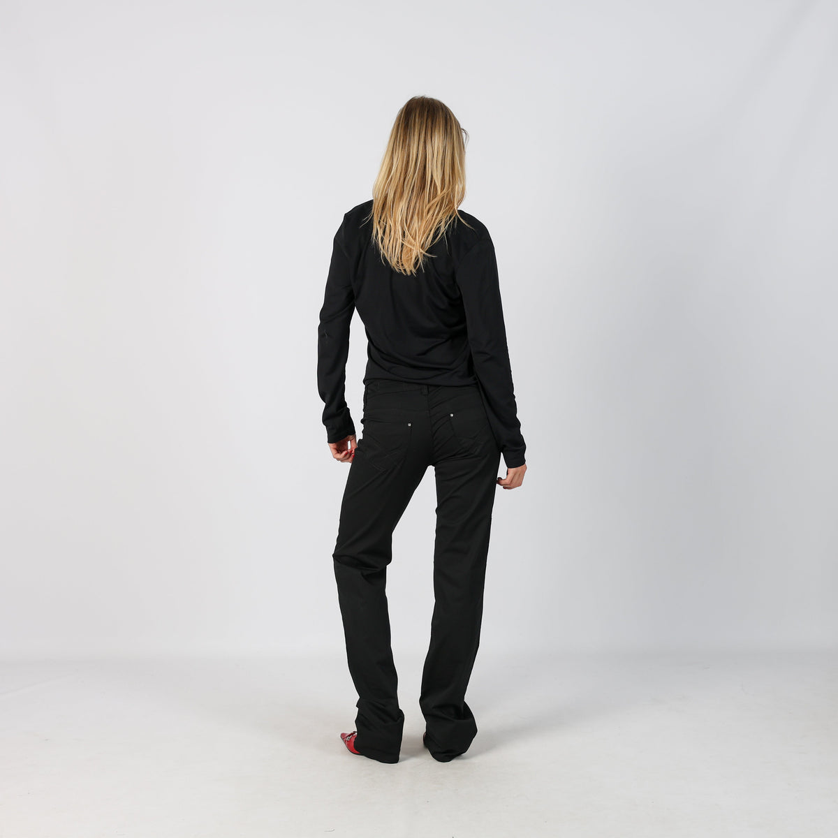 Black Y2K GAS Woven Trousers (S)