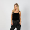 Black Y2K Monella Vagabonda Cami (S)