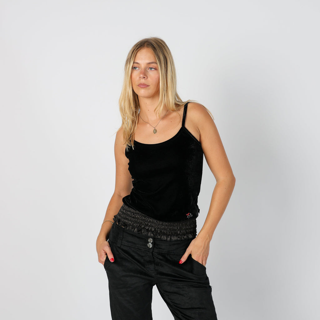 Black Y2K Monella Vagabonda Cami (S)