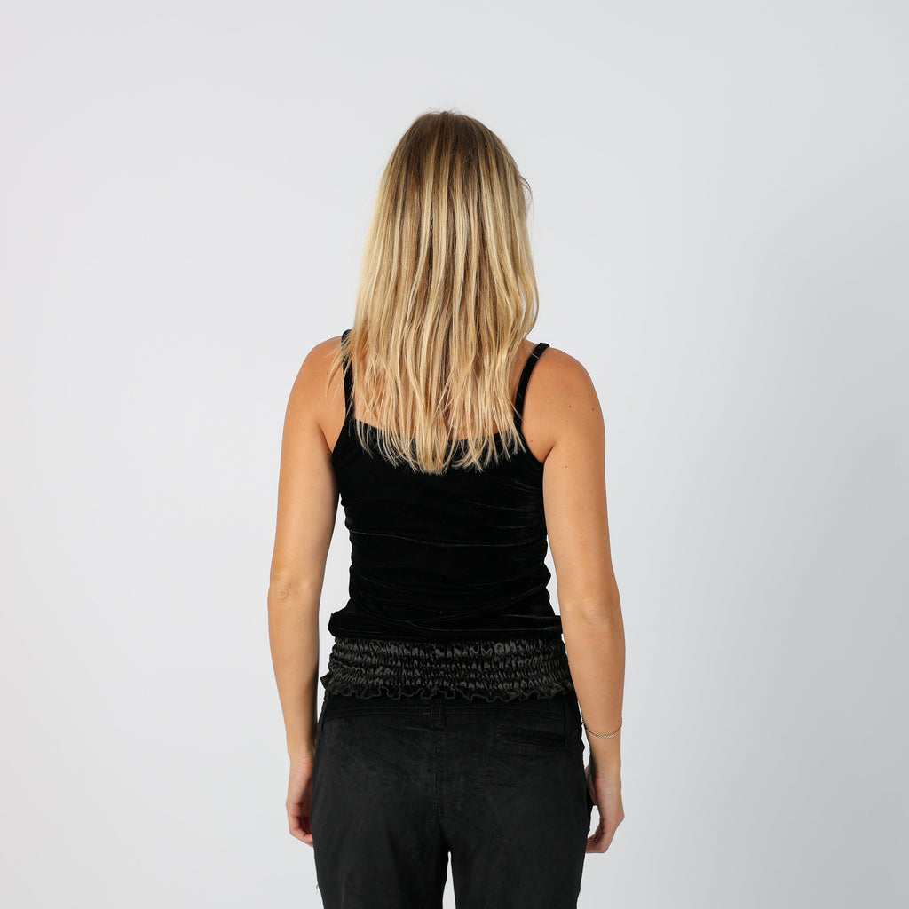 Black Y2K Monella Vagabonda Cami (S)