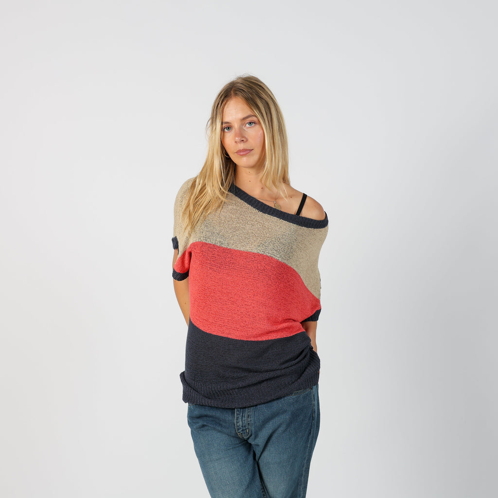 Beige Y2K Artigli Knitted Jumper (L)