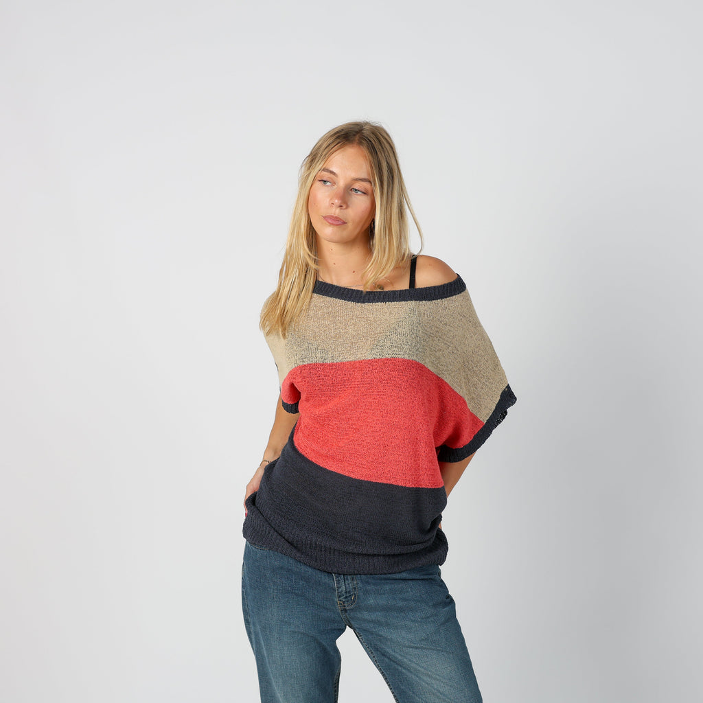 Beige Y2K Artigli Knitted Jumper (L)