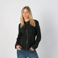 Black Y2K Conbipel Leather Jacket (S)