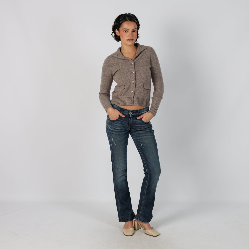 Blue Y2K Bootcut Jeans (XS)