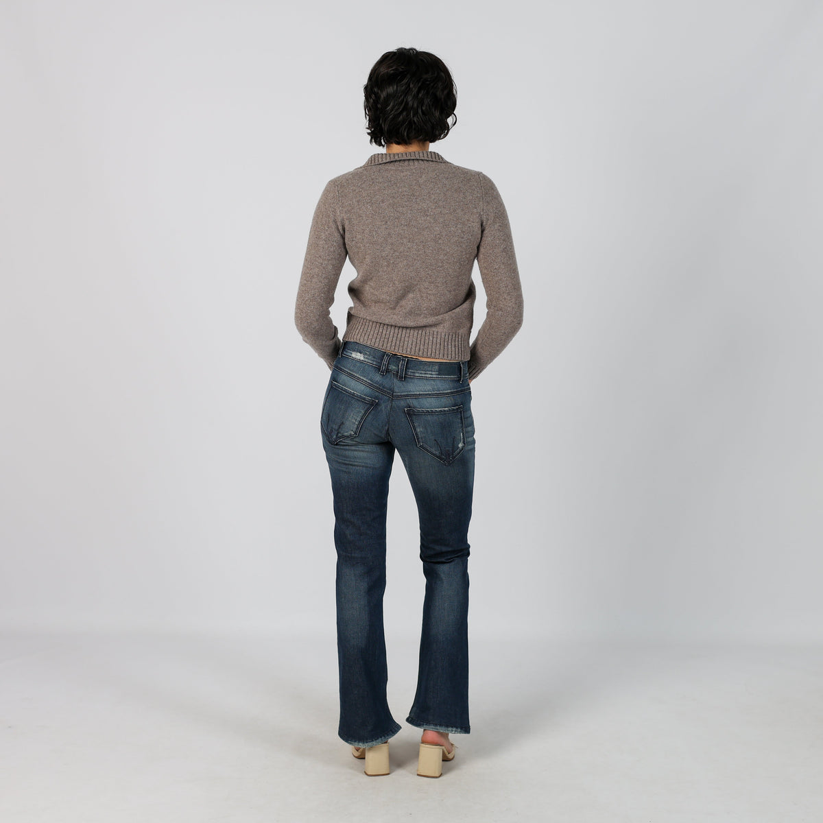 Blue Y2K Bootcut Jeans (XS)