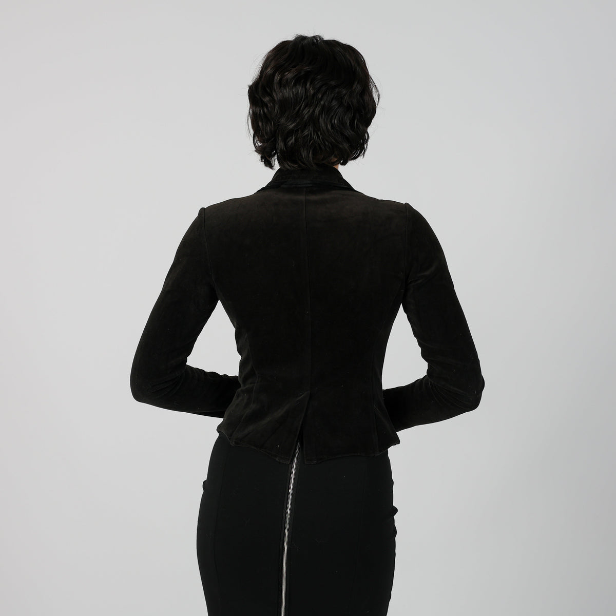 Black 90s Sisley Blazer (XS)