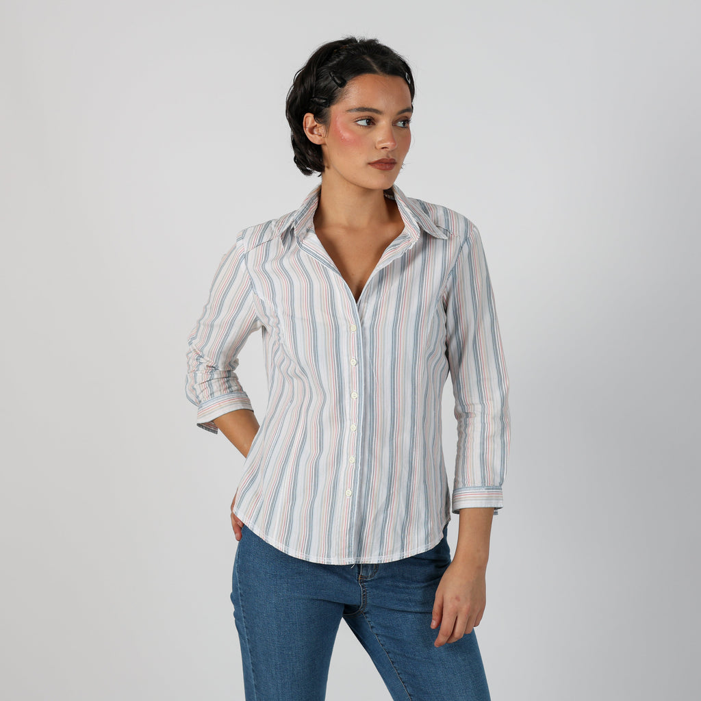Ivory Y2K Levi's Shirt (S)