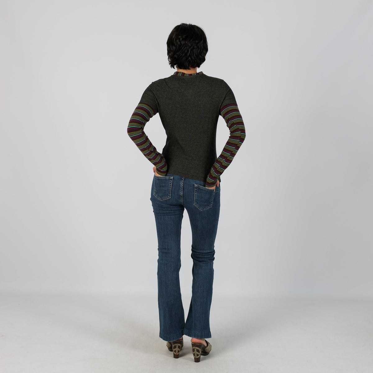 Blue Y2K Bootcut Jeans (XS)