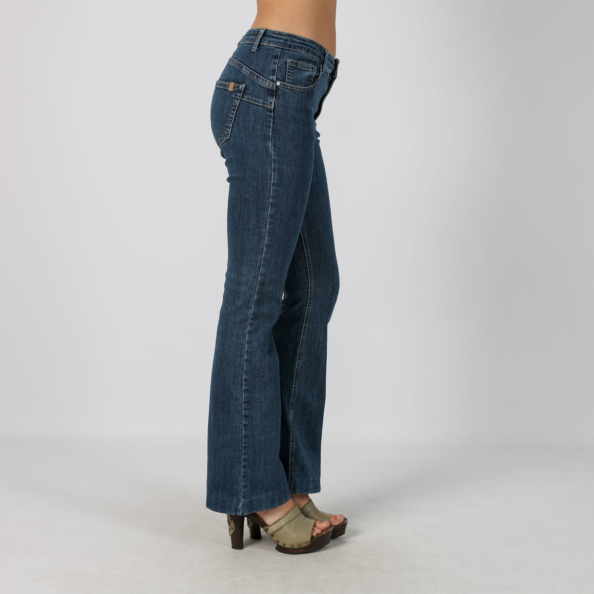 Blue Y2K Bootcut Jeans (XS)