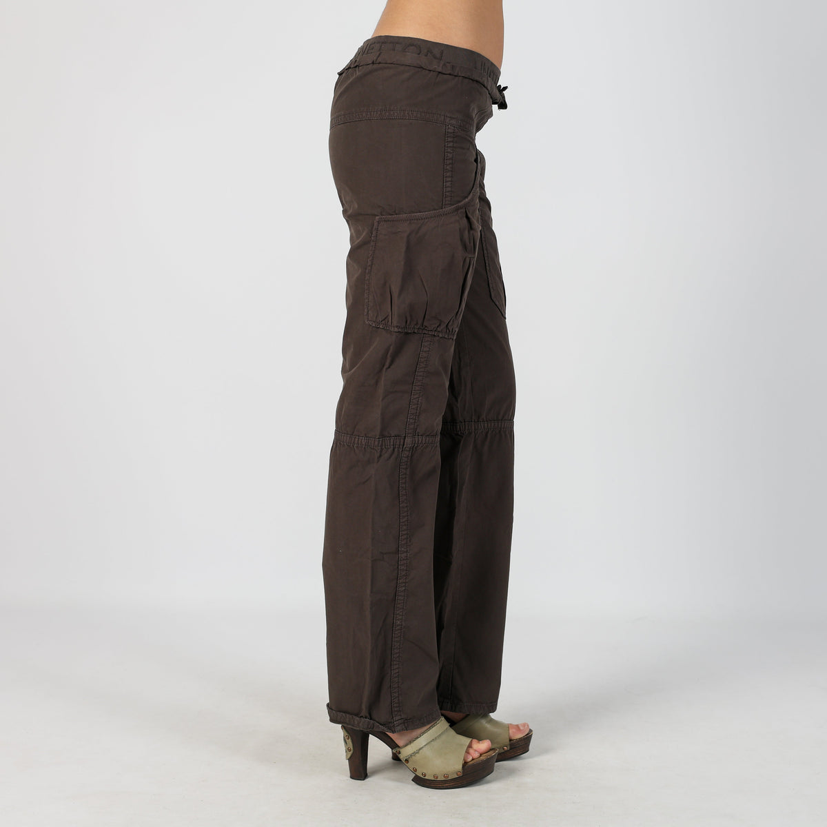 Brown 90s United Colors of Benetton Cargo Pants (S)