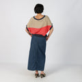 Blue Y2K Replay Denim Maxi Skirt (XS)