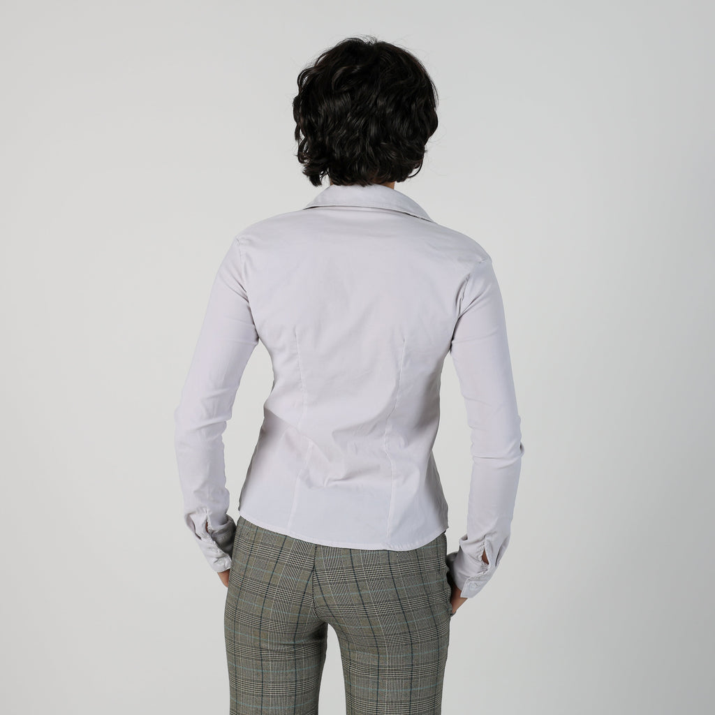 Light Grey Y2K Shirt (S)