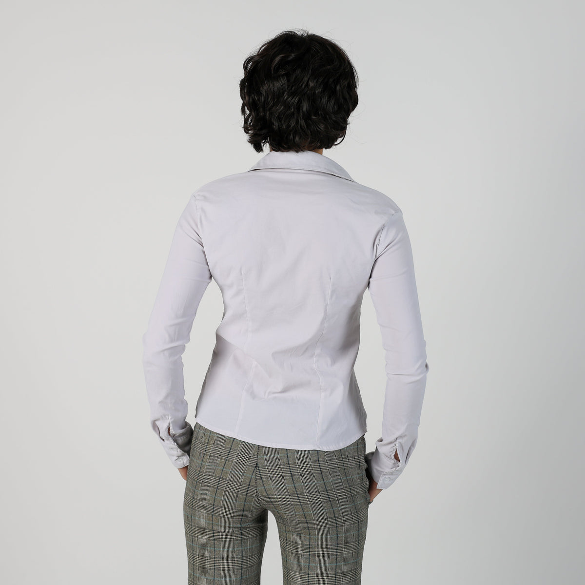 Light Grey Y2K Shirt (S)
