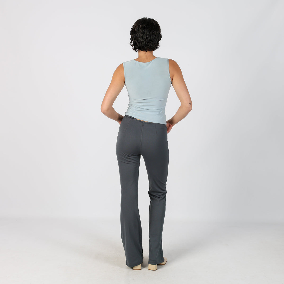Grey Y2K Casual Trousers (S)