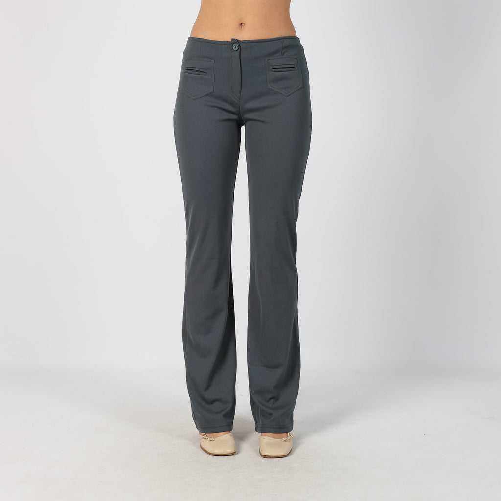 Grey Y2K Casual Trousers (S)