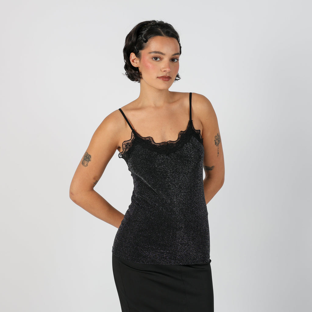 Black Y2K Cami (S)