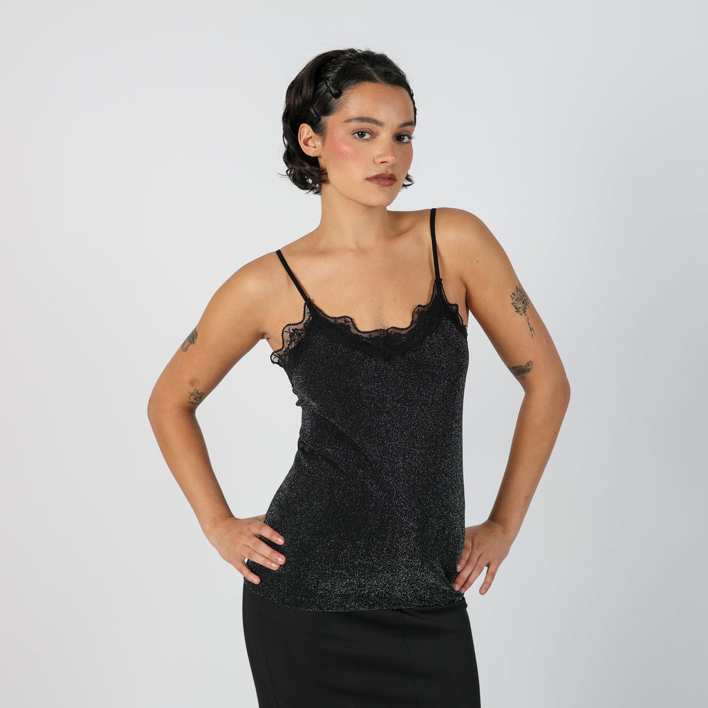 Black Y2K Cami (S)