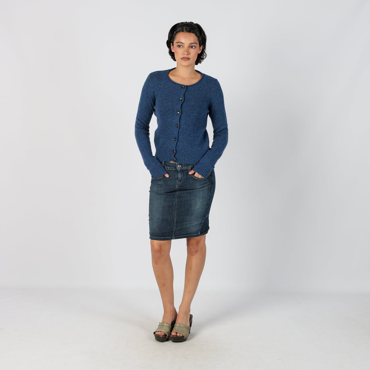 Blue Y2K Killah Denim Mini Skirt (S)