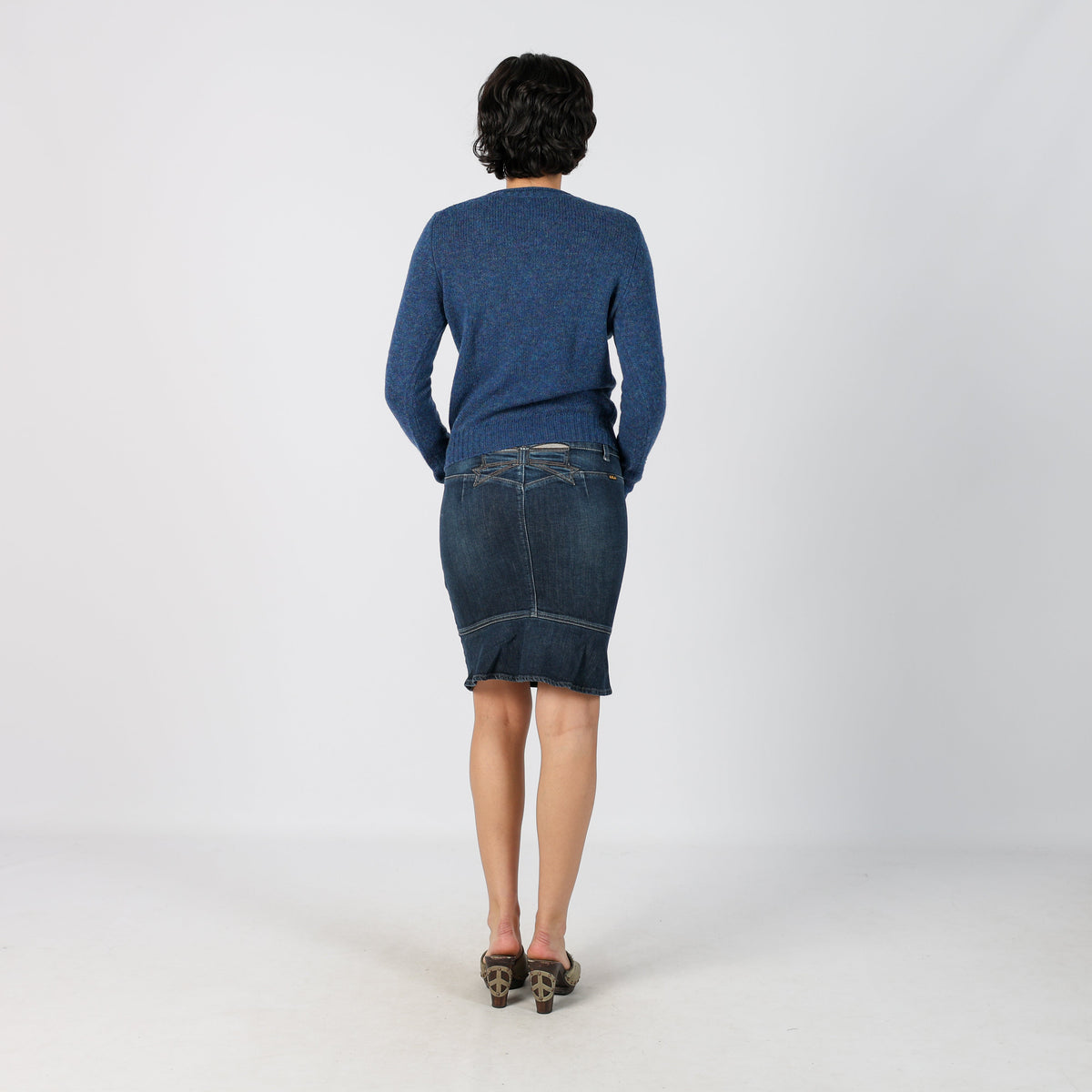 Blue Y2K Killah Denim Mini Skirt (S)