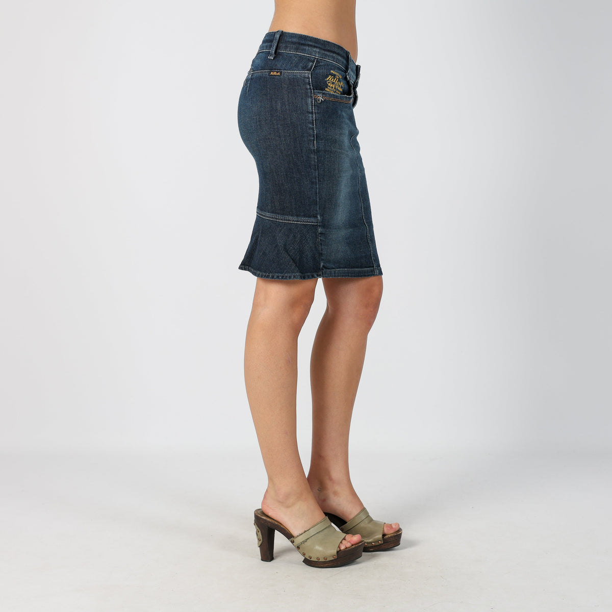 Blue Y2K Killah Denim Mini Skirt (S)