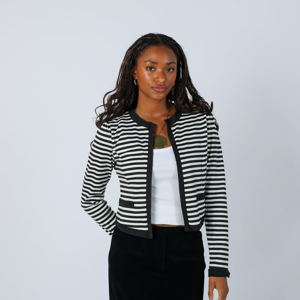 Black Y2K Cardigan (S)