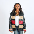 Black Y2K Leather Jacket (L)