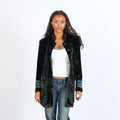 Black Y2K Woven Jacket (M)