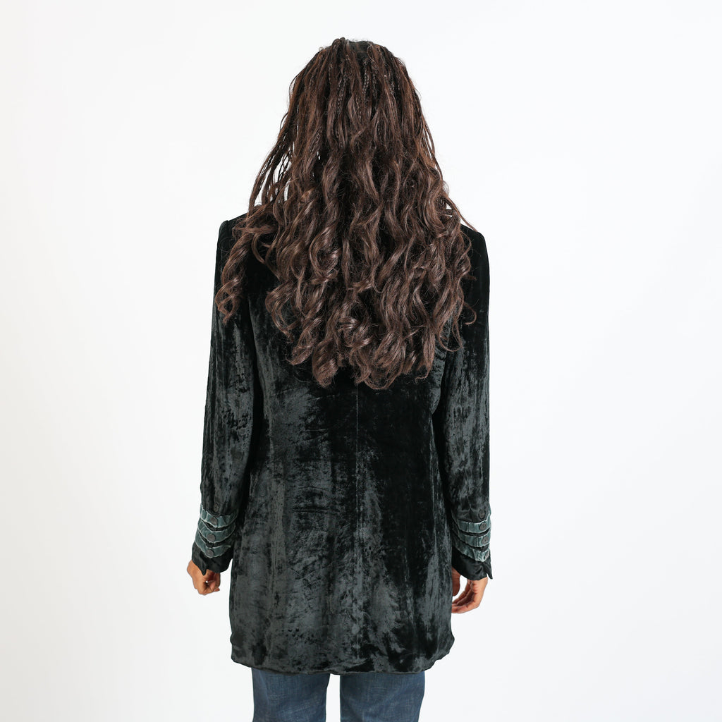 Black Y2K Woven Jacket (M)