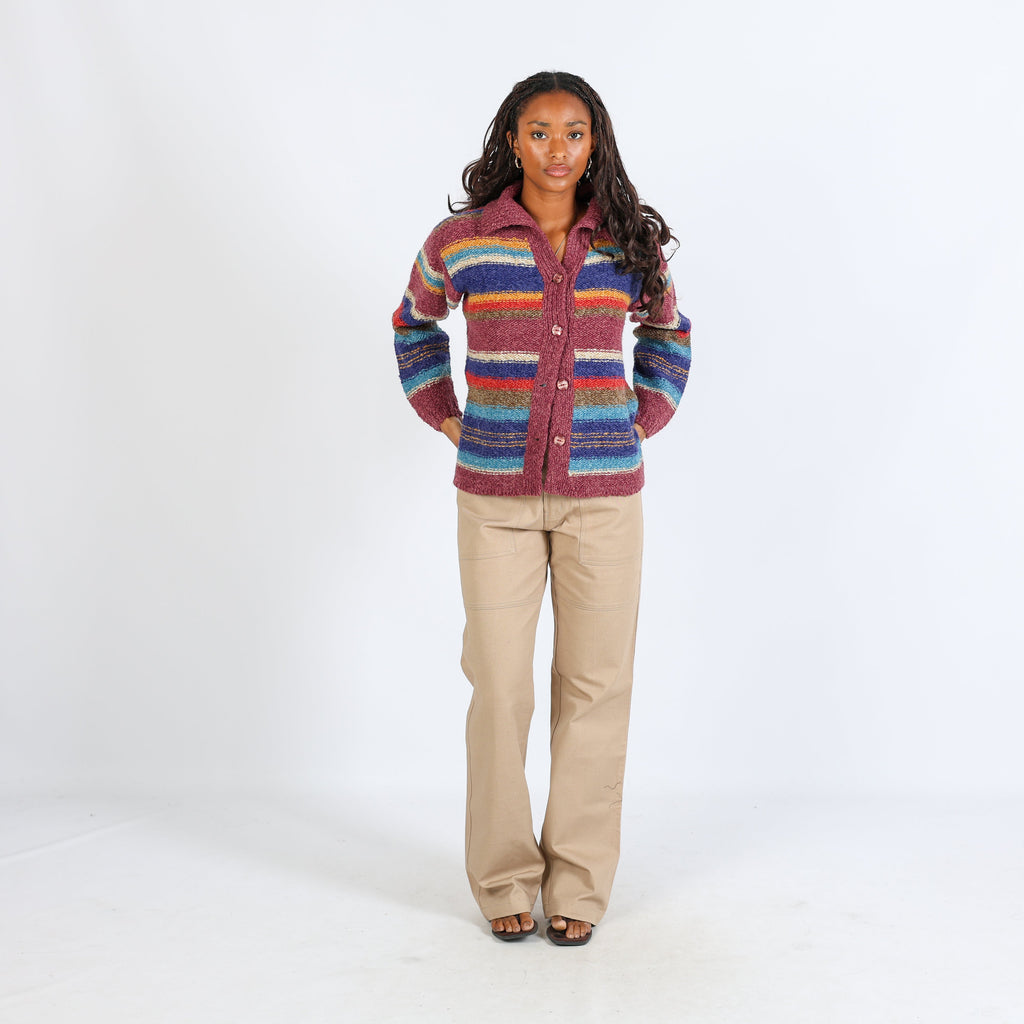Tan Y2K Casual Trousers (XS)