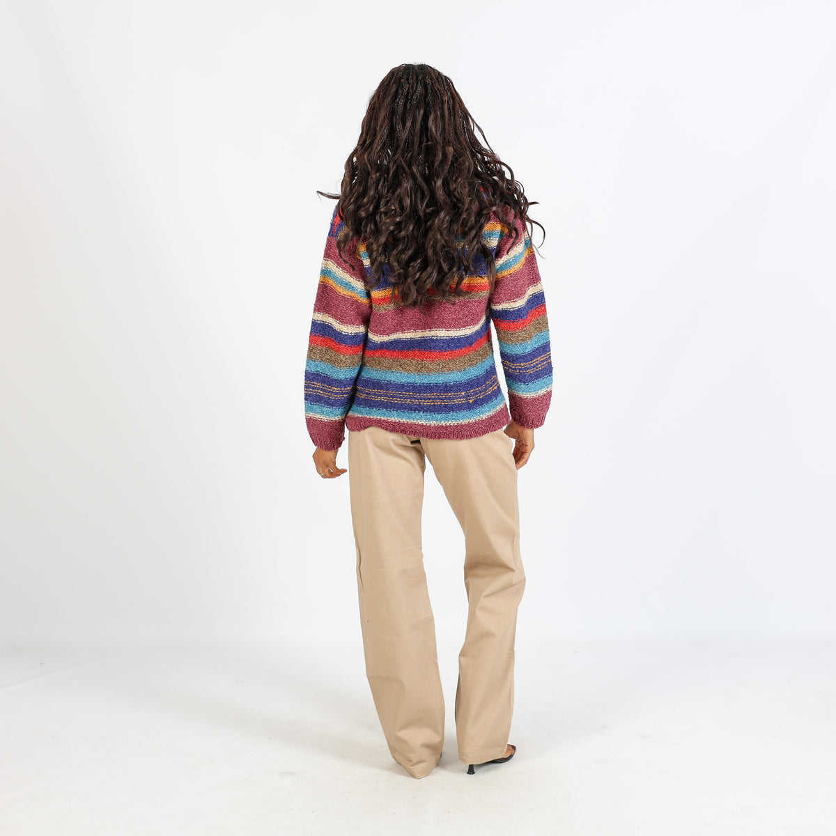 Tan Y2K Casual Trousers (XS)