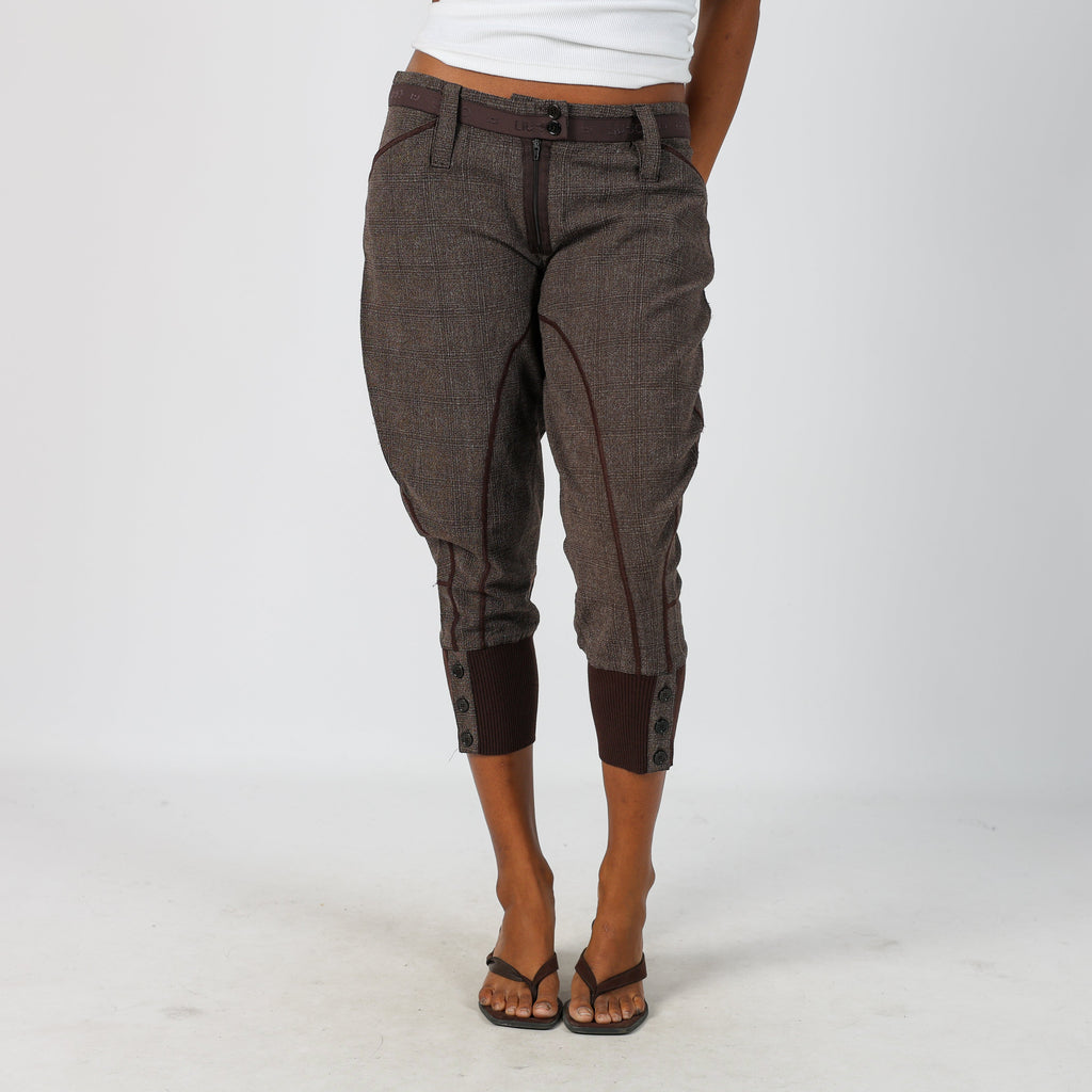 Brown Y2K Liu Jo Capri Trouser (M)