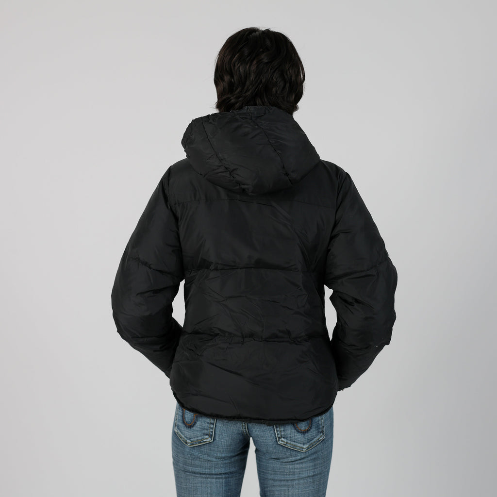 Black Y2K Stefanel Puffer Jacket (S)