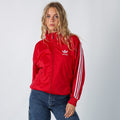 Red Y2K Adidas Track Jacket (M)