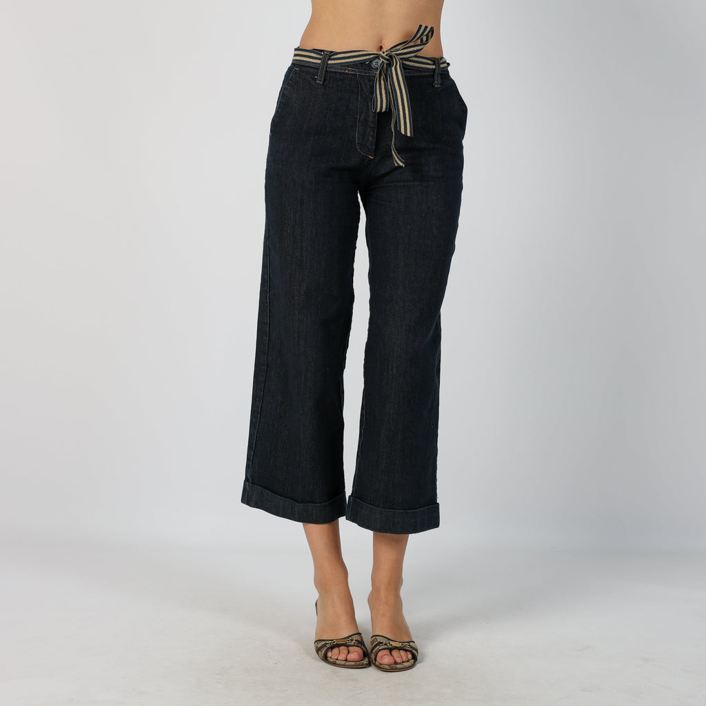 Blue Y2K 3/4 Jeans (XXS)