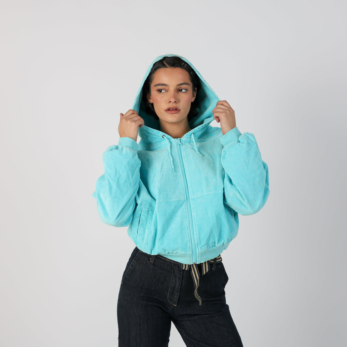 Turquoise Y2K Billabong Casual Jacket (S)