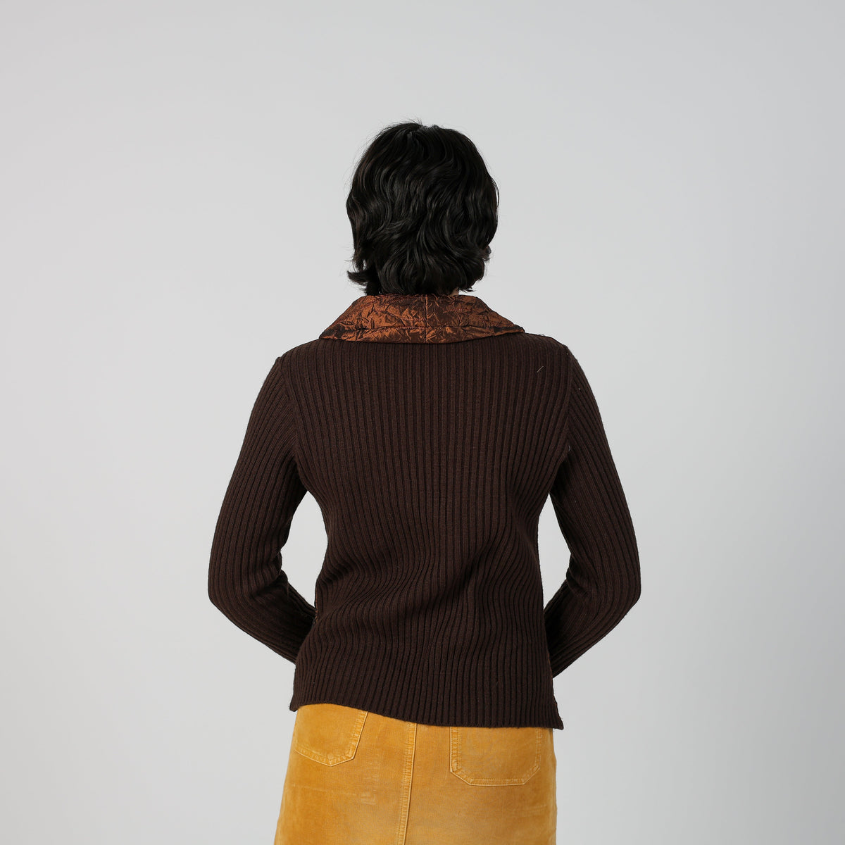 Bronze Y2K Casual Jacket (S)