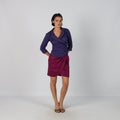 Purple Y2K Miss Sixty Woven Mini Skirt (xs)