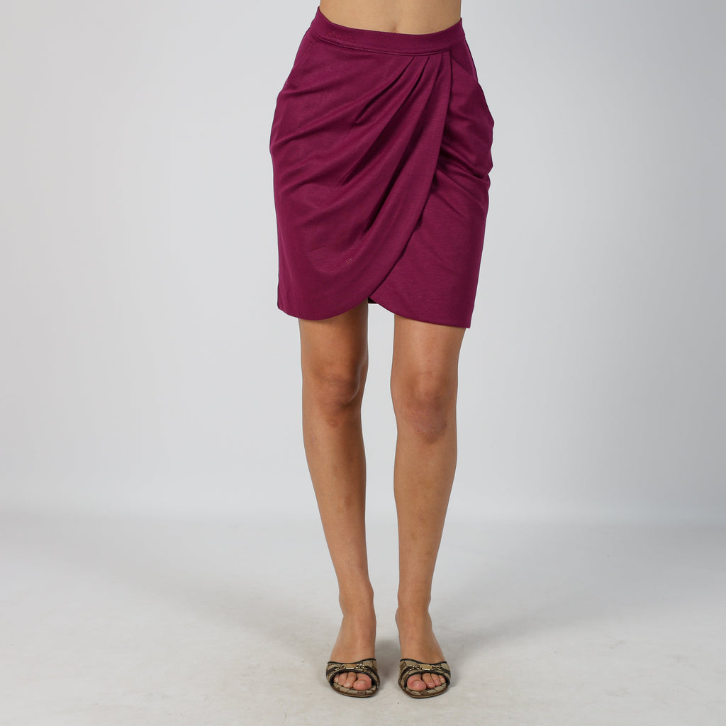 Purple Y2K Miss Sixty Woven Mini Skirt (xs)