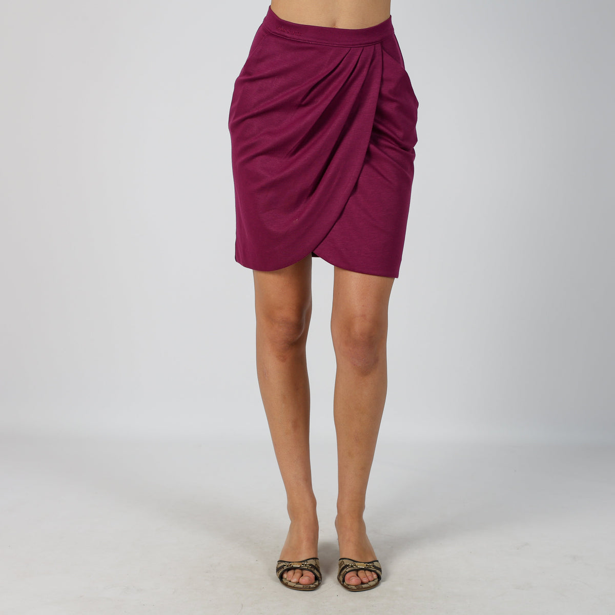 Purple Y2K Miss Sixty Woven Mini Skirt (xs)