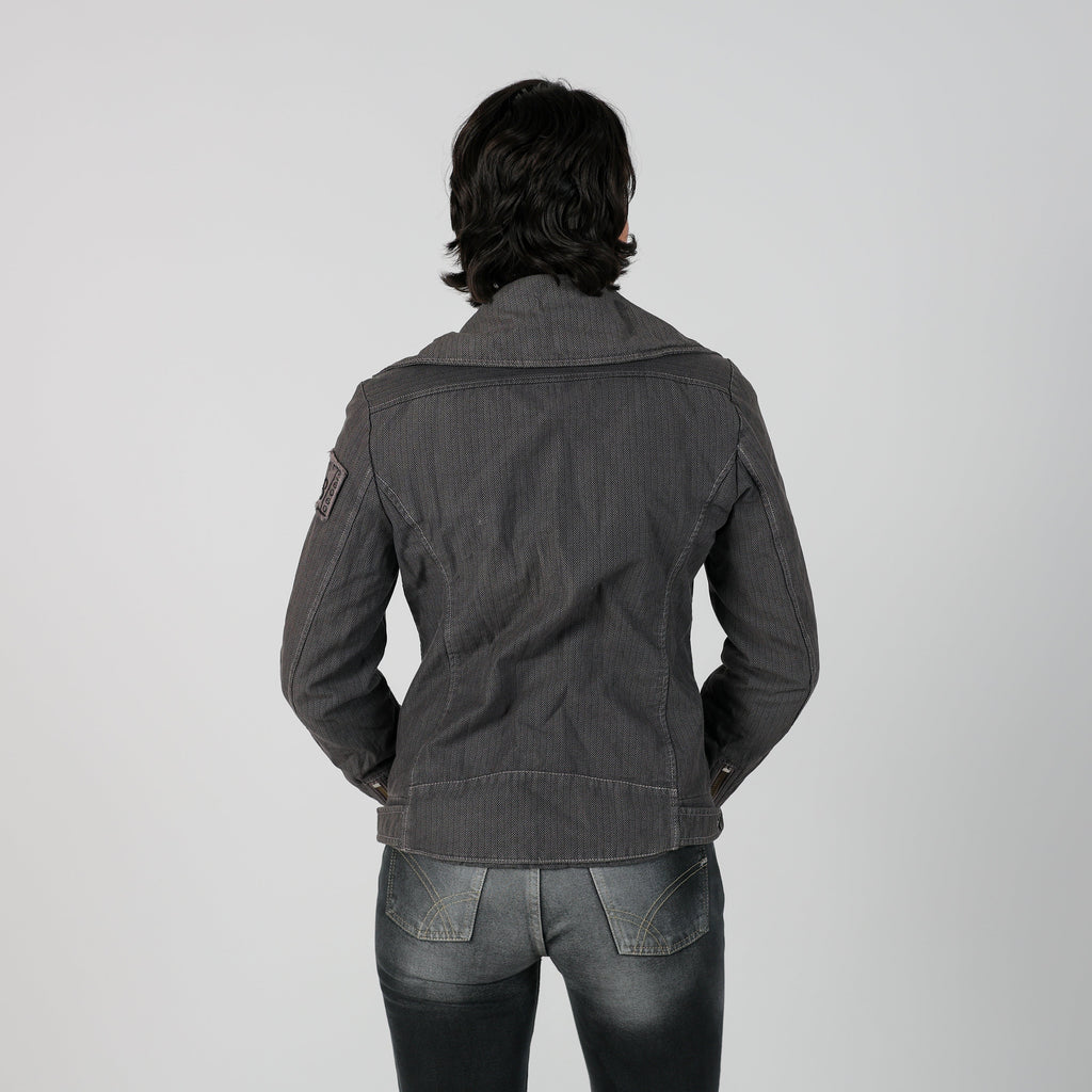 Grey Y2K Diesel Woven Jacket (XS)