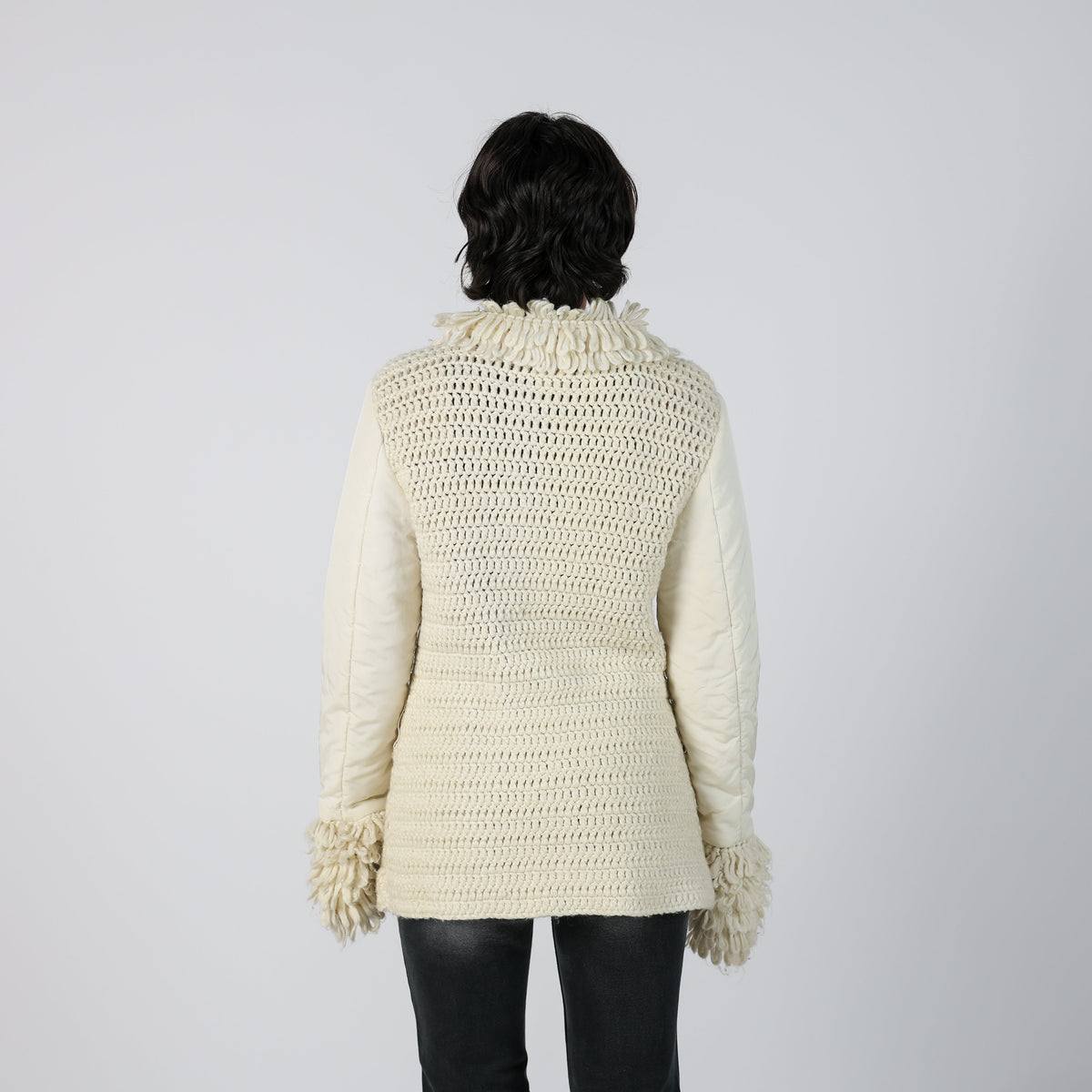 Cream Y2K Casual Jacket (M)
